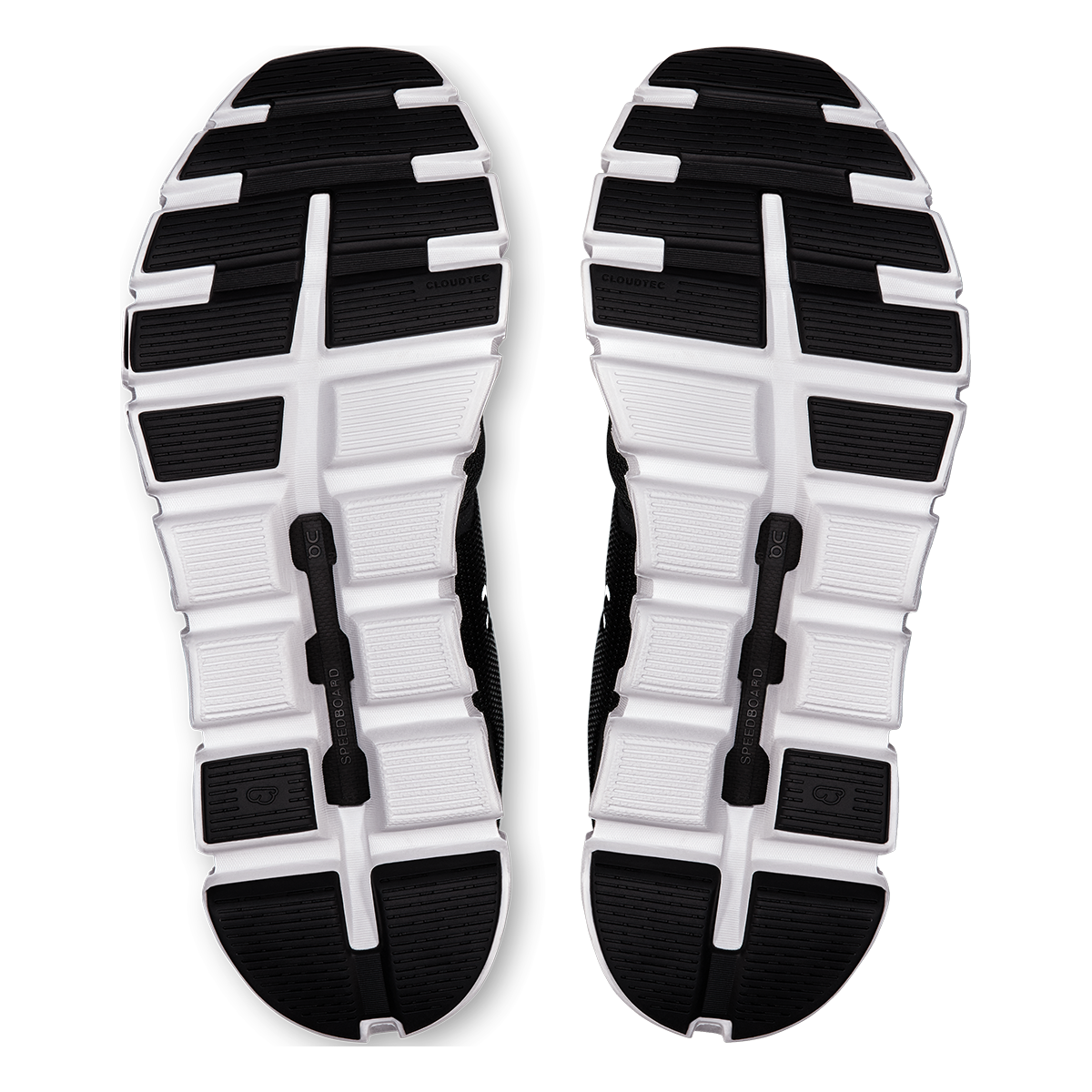 Tênis On Cloud 6 Feminino - Preto / Branco - vista 4