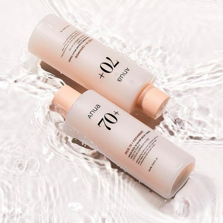 ANUA - Tônico Leitoso Iluminador Rice 70 Glow 250ml