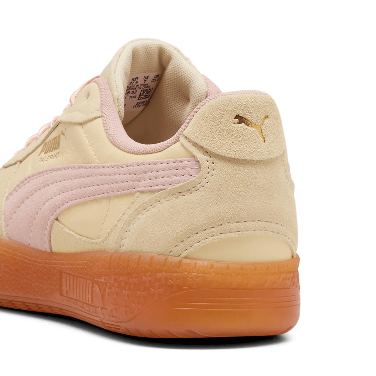 Tênis Puma Palermo Moda Feminino - Baunilha / Rosa quartzo - Foto 3