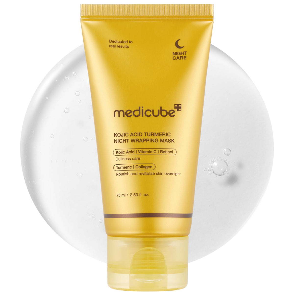 Máscara Facial Noturna com Ácido Kójico e Cúrcuma