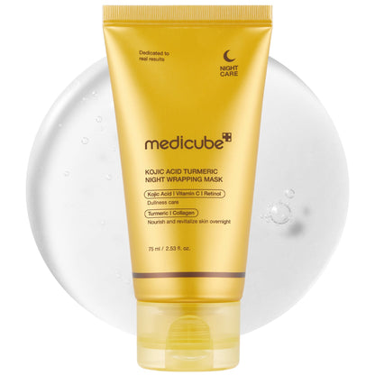 Máscara Facial Noturna com Ácido Kójico e Cúrcuma