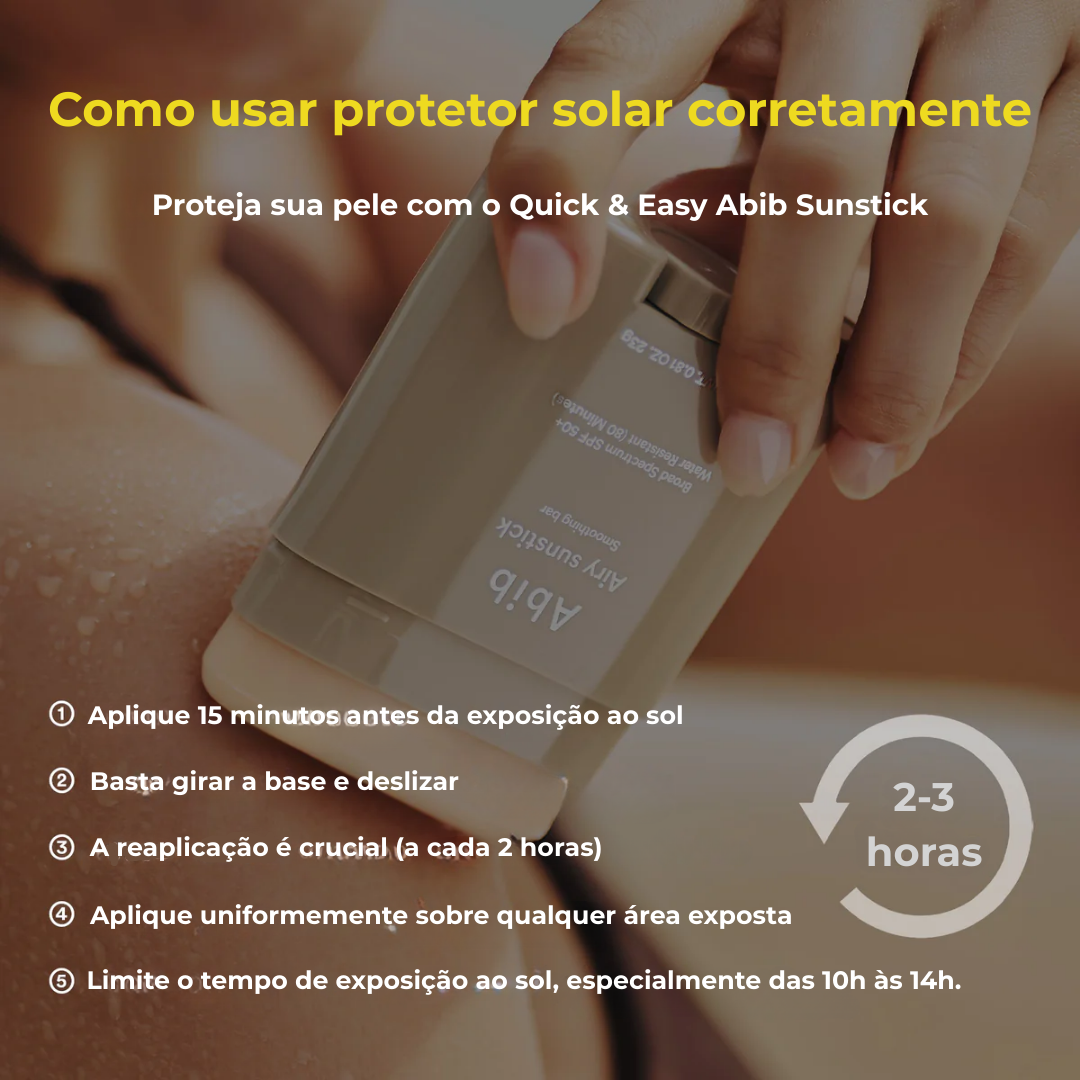 ABIB - Barra Protetora Solar Quick Sunstick SPF50+ PA++ 22g