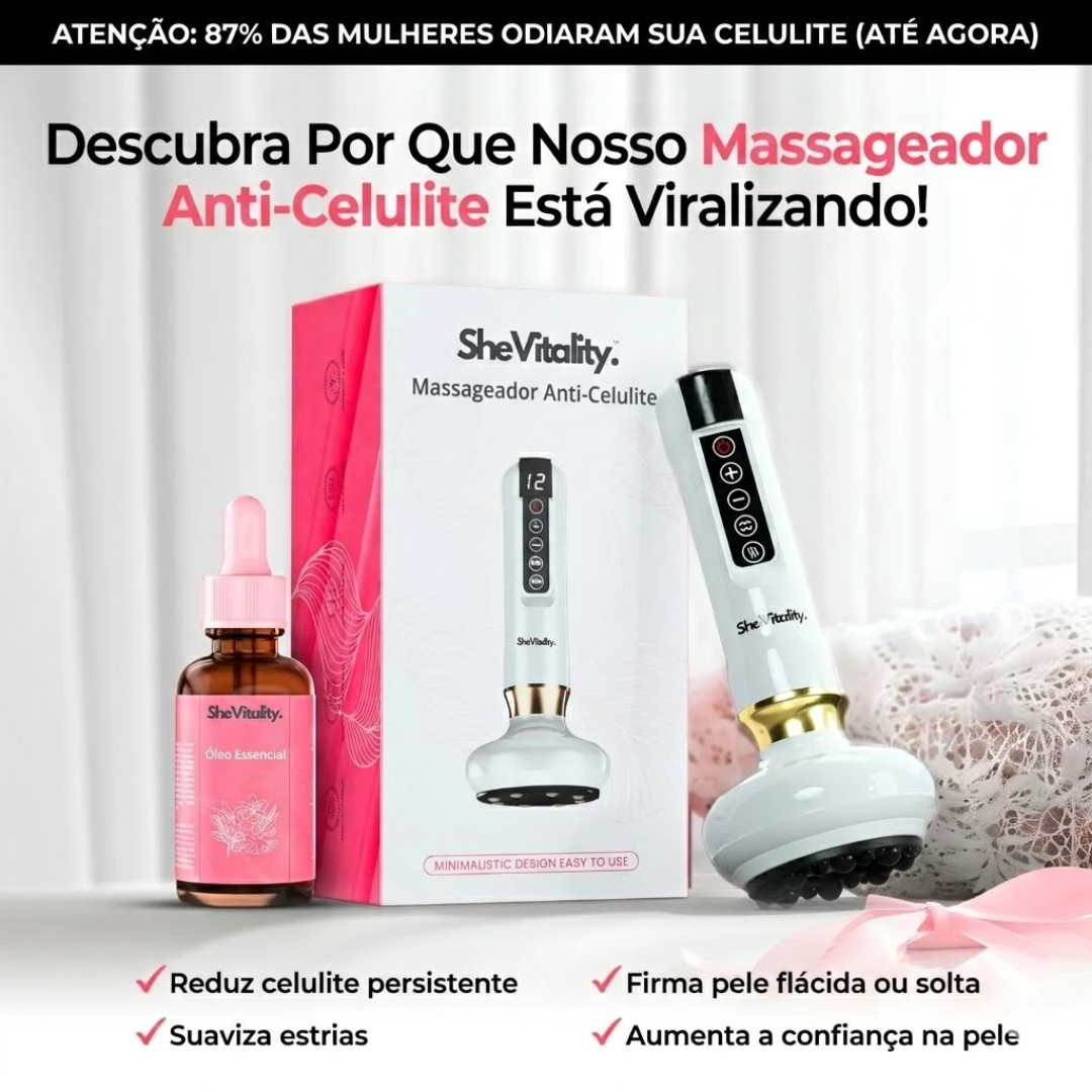 SheVitality™ Tratamento Profissional anticelulite