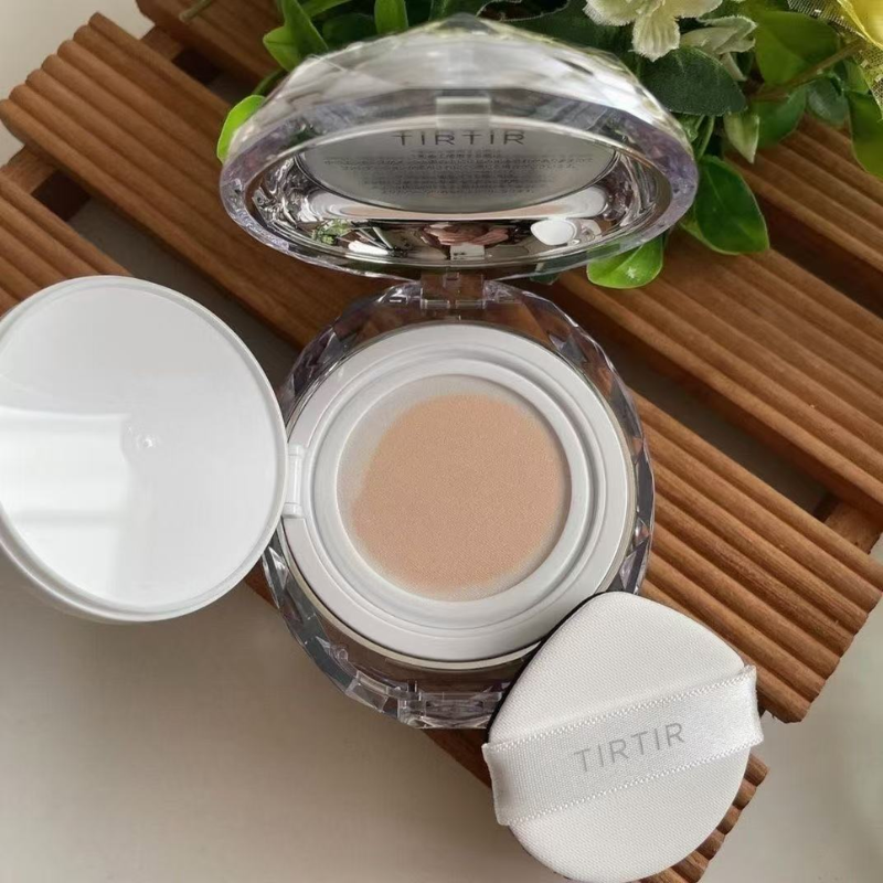 Base TIRTIR Crystal Mesh Cushion – Efeito Glow e Cobertura Natural