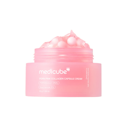 Creme em Cápsulas de Colágeno Rosa com PDRN