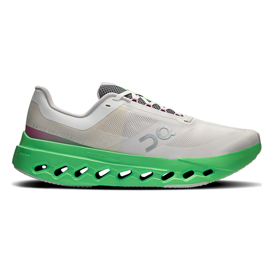 Tênis On Cloudsurfer Next Masculino - Cinza lobo / Verde melão - vista 1