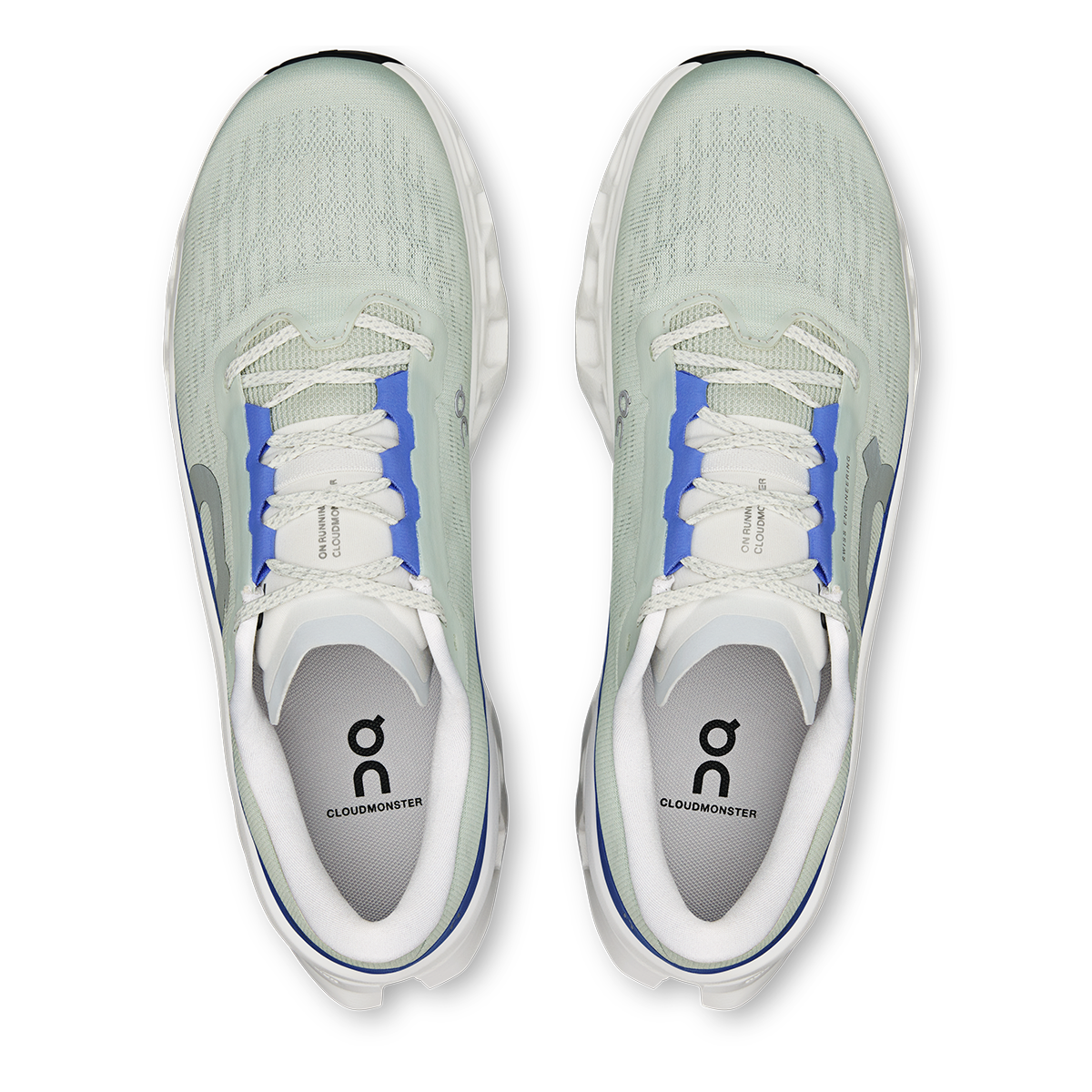 Tênis On Cloudmonster 3 Masculino - Azul gelo / Marfim - vista 3