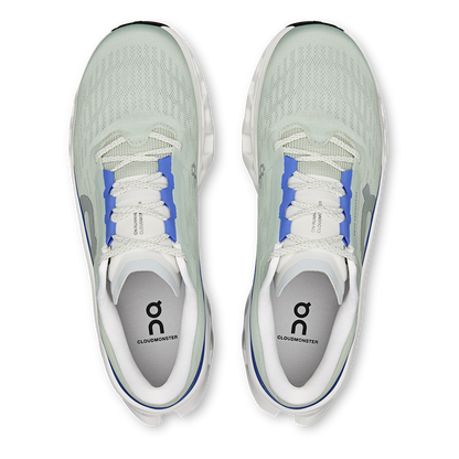 Tênis On Cloudmonster 3 Masculino - Azul gelo / Marfim - vista 3