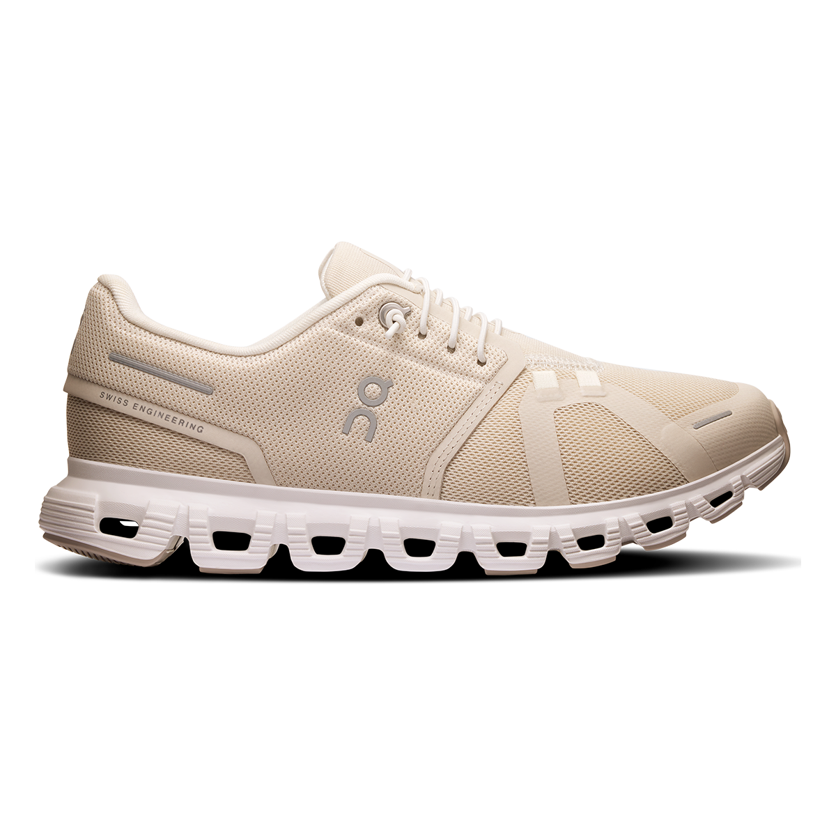 Tênis On Cloud 6 Feminino - Pérola / Branco - vista 1