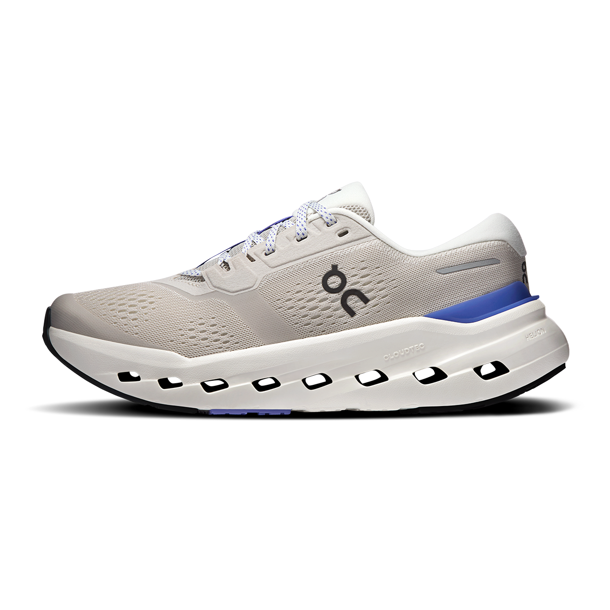 Tênis On Cloudrunner 3 Feminino - Pérola / Azul marinho - vista 2