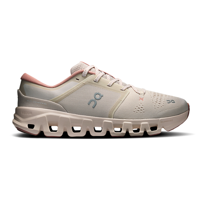 Tênis On Cloud X 5 Feminino - Pérola / Bege ostra - vista 1