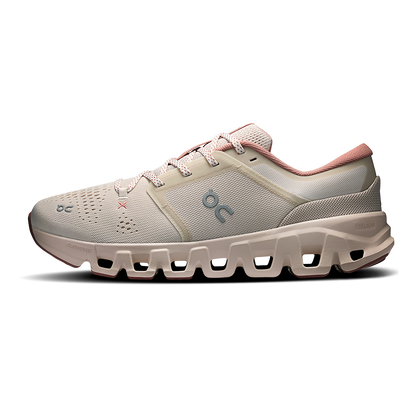 Tênis On Cloud X 5 Feminino - Pérola / Bege ostra - vista 2
