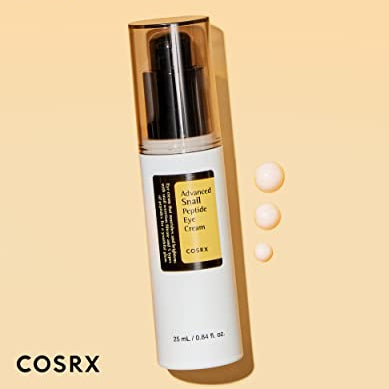 COSRX - Creme para os Olhos Snail Peptide com 73,7% de Mucina de Caracol e Niacinamida 25ml