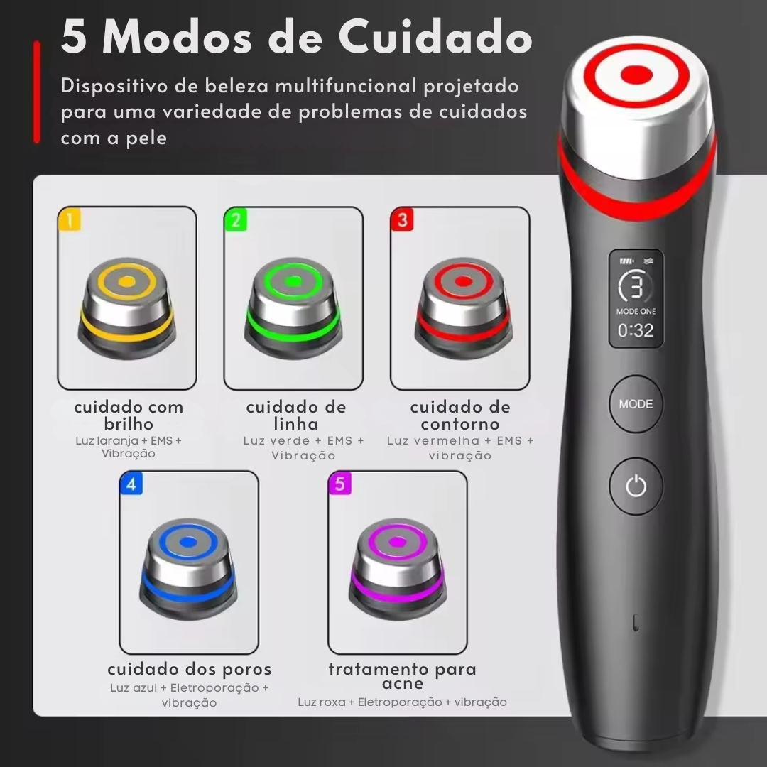 Dispositivo de cuidados para a pele - age booster pro