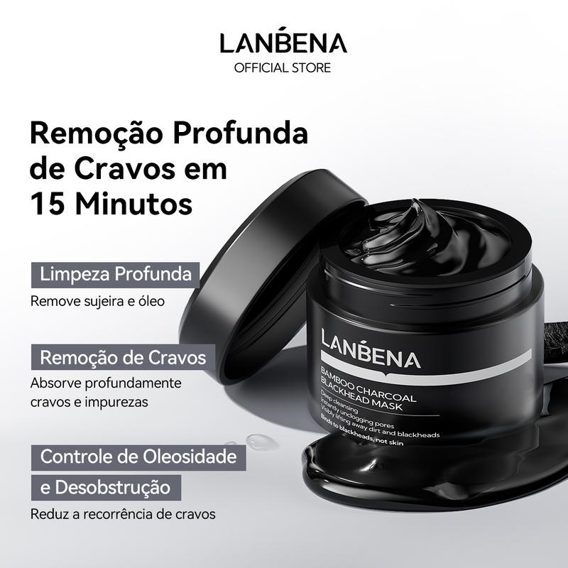 LANBENA Máscara Removedora de Cravos 2.0 com Carvão de Bambu