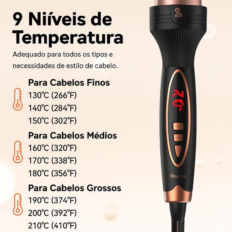 IonicStyle™ – Escova Modeladora 9 em 1
