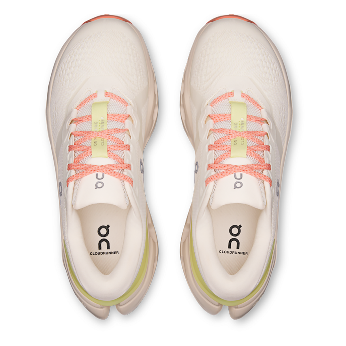 Tênis On Cloudrunner 3 Feminino - Marfim / Verde orvalho - vista 3