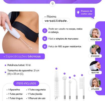 Tratamento Capilar e Facial com Alta Frequência ORIGINAL