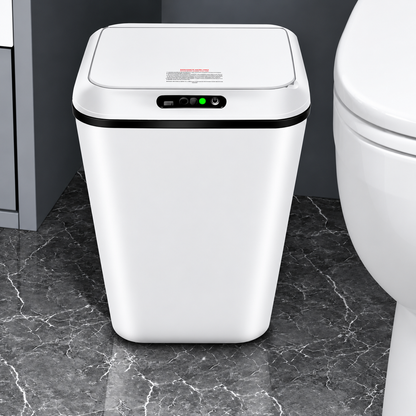 Lixeira com Sensor Automático Inteligente Abre Fácil em Toque Cesto Lixo Casa 16 Litros