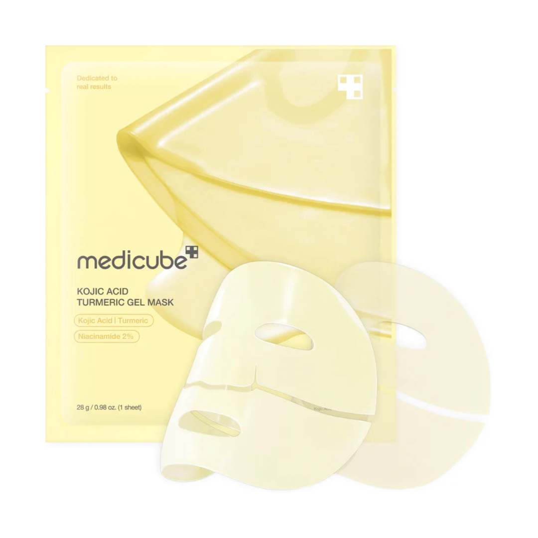 Máscara Jelly Dourada com Ácido Kójico e Cúrcuma - Kit com 4