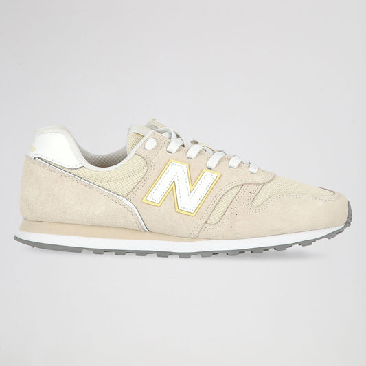 Tênis New Balance 373 EVA Feminino - Creme / Amarelo - Foto 1