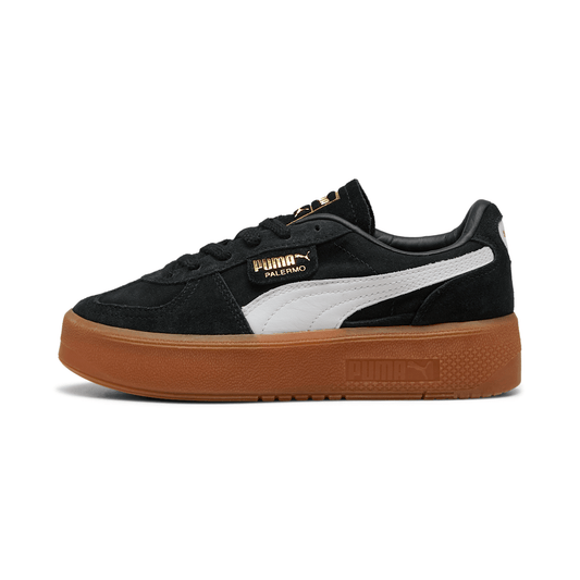 Tênis Puma Palermo Elevata Feminino - Preto / Branco / Caramelo - Foto 1