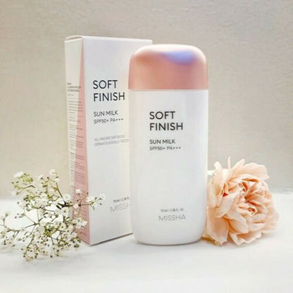 MISSHA - Protetor Solar Soft Finish Sun Milk SPF50+/PA+++ 70ml